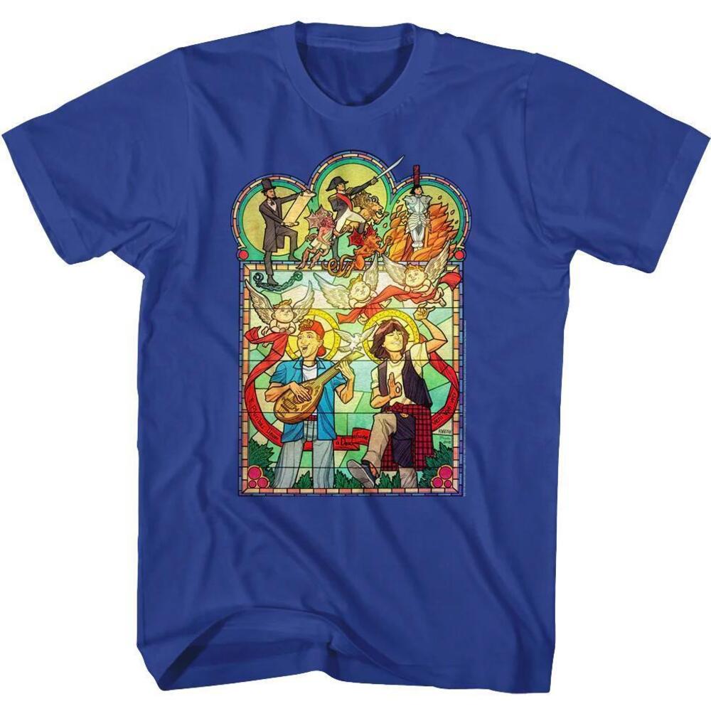 Stained Glass Bill And Teds Excellent Adventure Tshirt